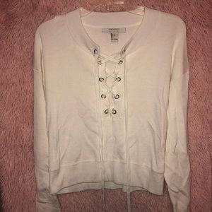 Forever 21 white sweater
